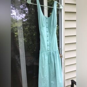 Antonio Melani Rich Turquoise Vintage Style Midi Dress